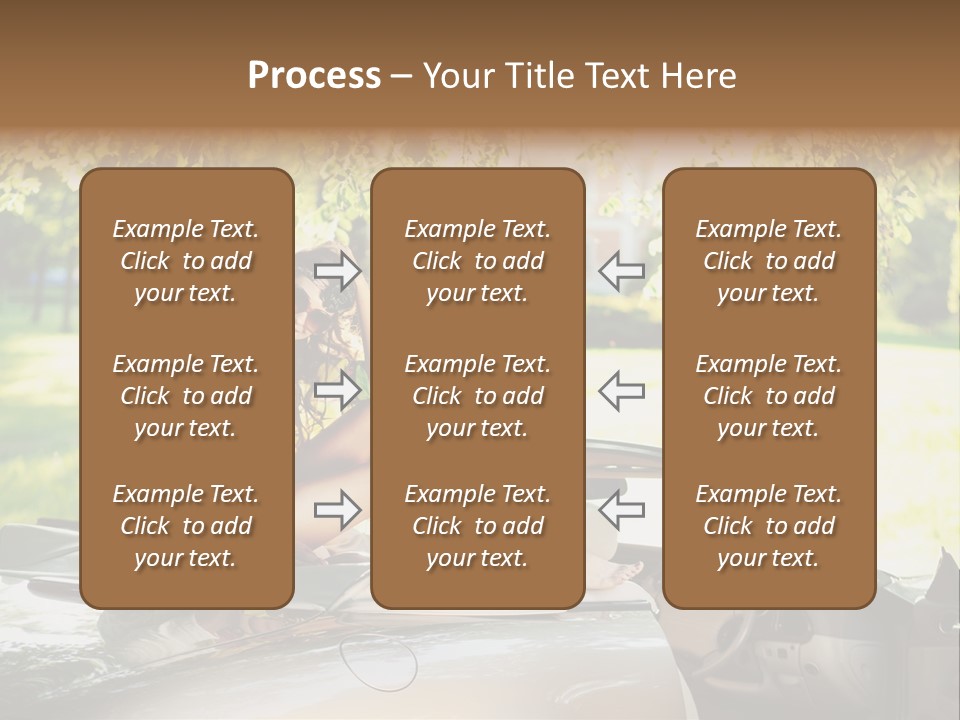 Summer Adventure Car PowerPoint Template