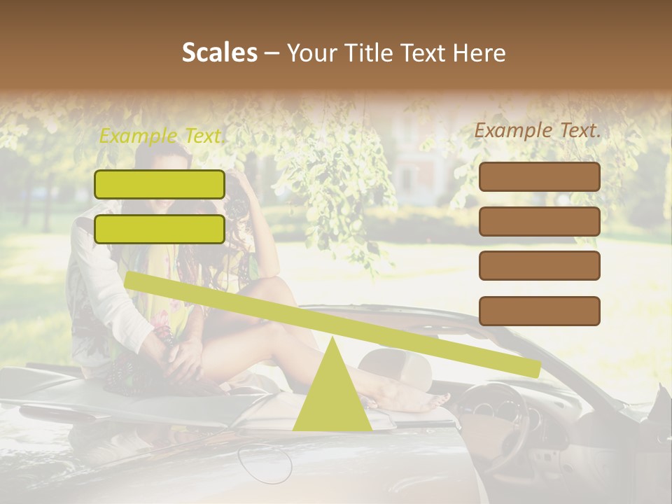 Summer Adventure Car PowerPoint Template