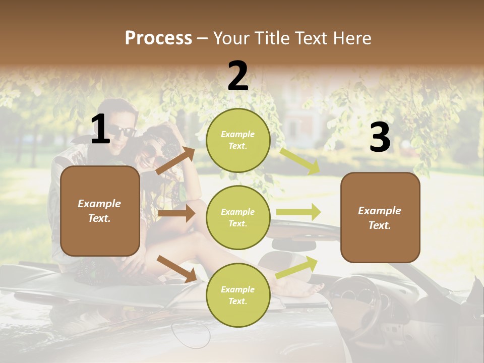 Summer Adventure Car PowerPoint Template