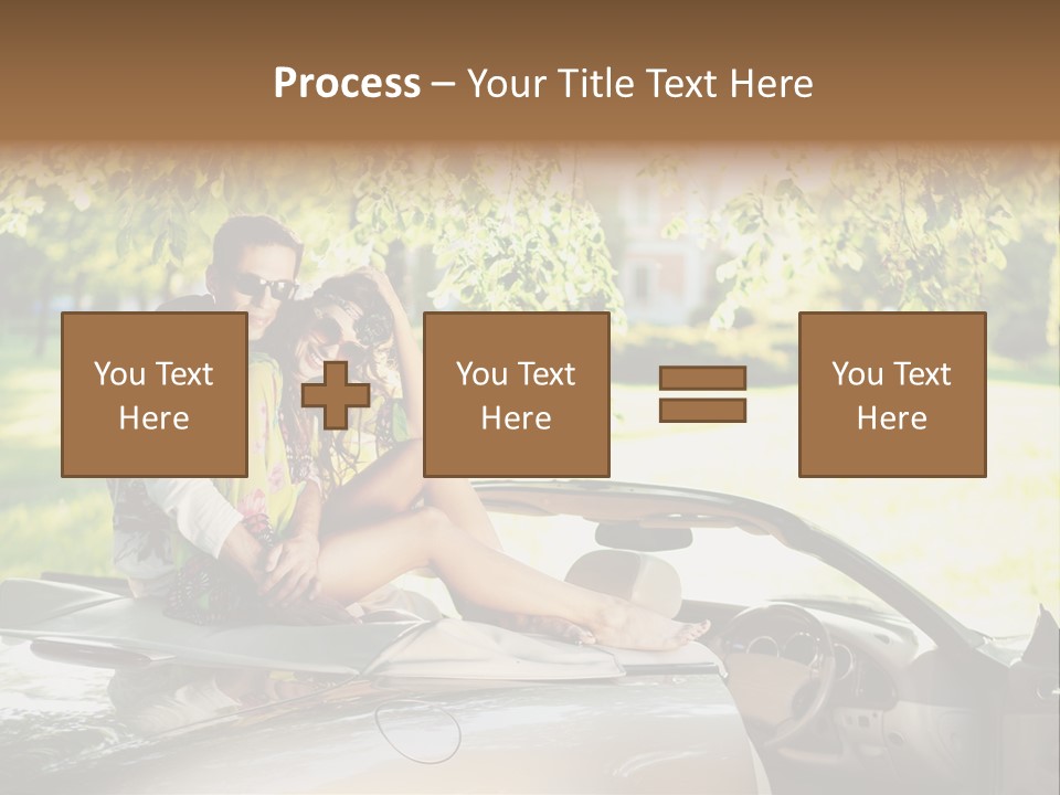Summer Adventure Car PowerPoint Template