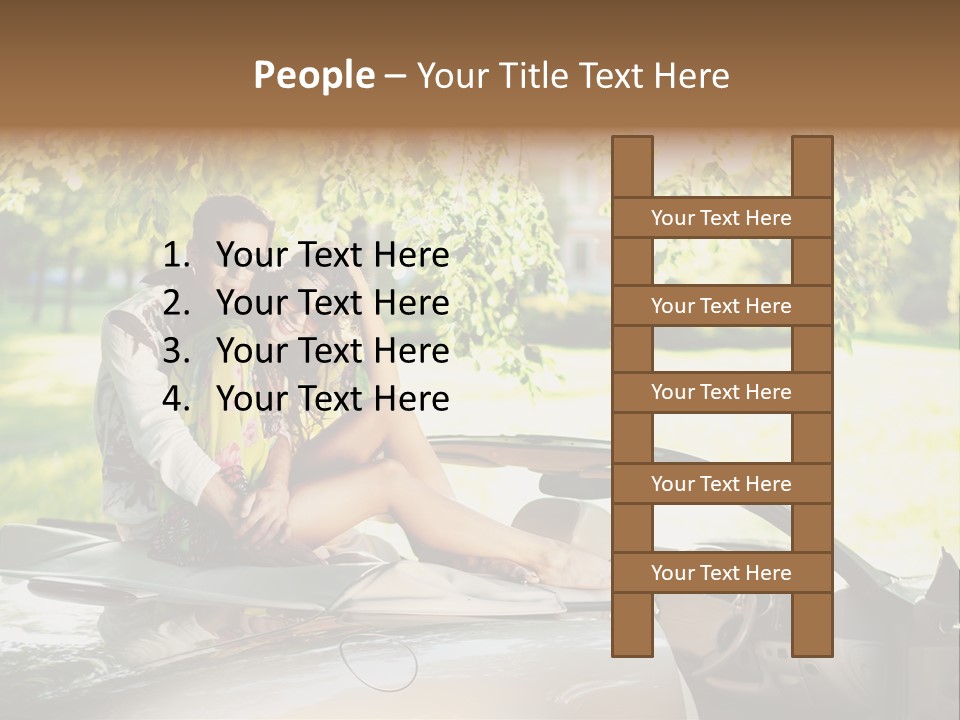 Summer Adventure Car PowerPoint Template