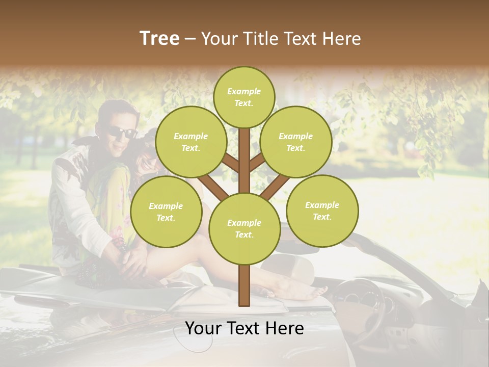 Summer Adventure Car PowerPoint Template