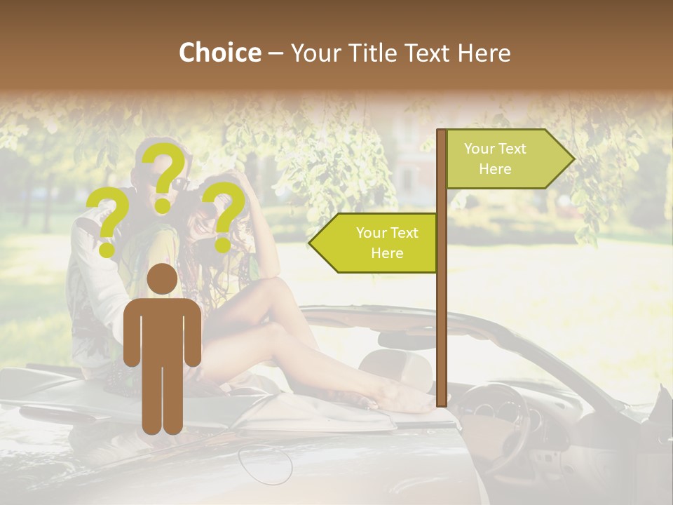 Summer Adventure Car PowerPoint Template