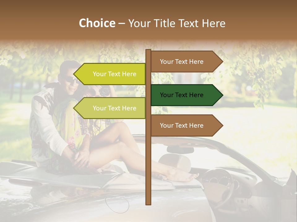 Summer Adventure Car PowerPoint Template