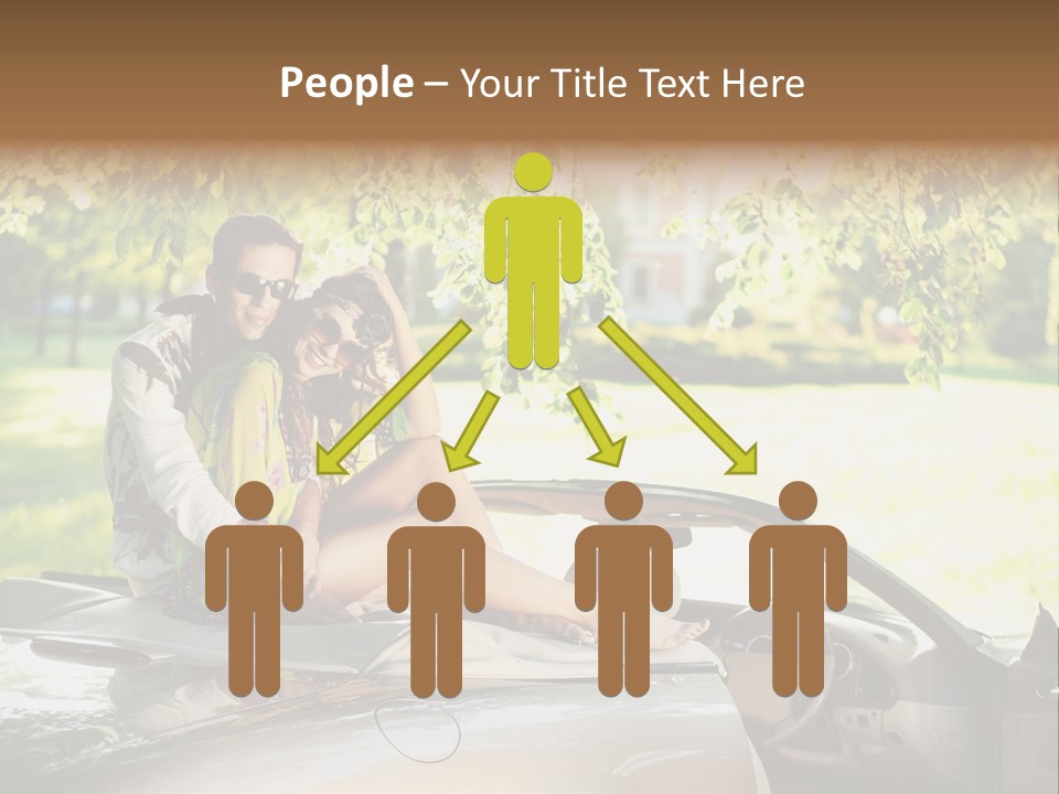 Summer Adventure Car PowerPoint Template