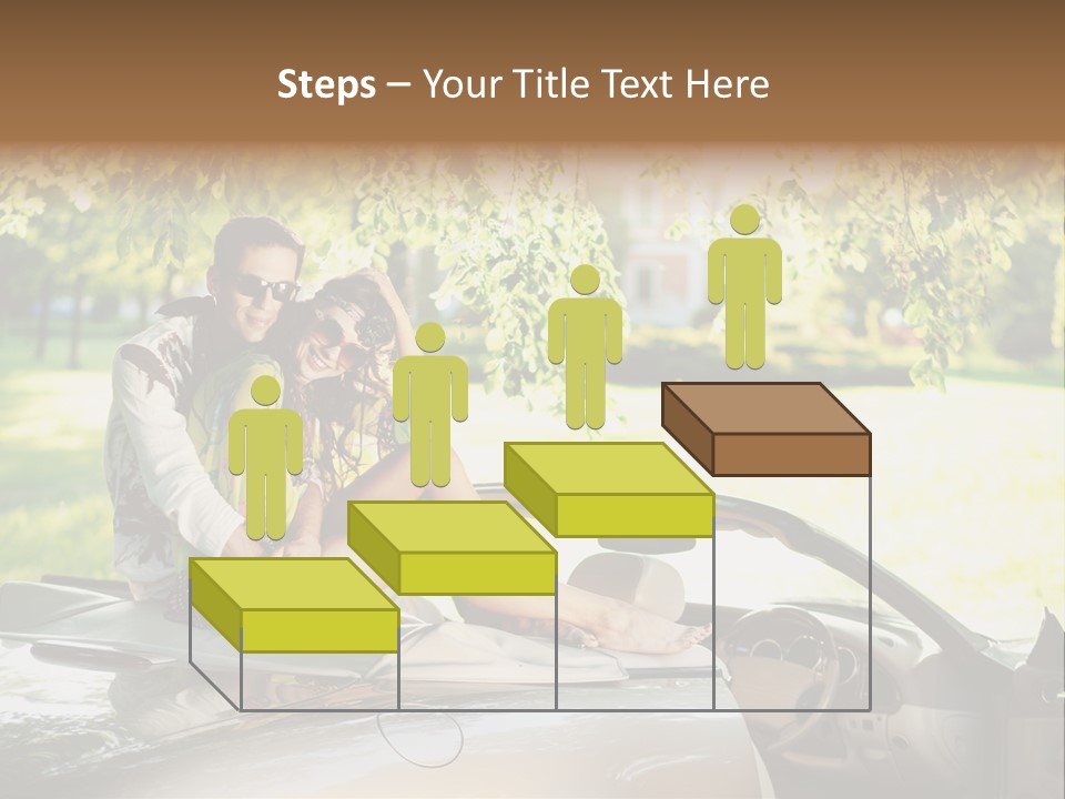 Summer Adventure Car PowerPoint Template