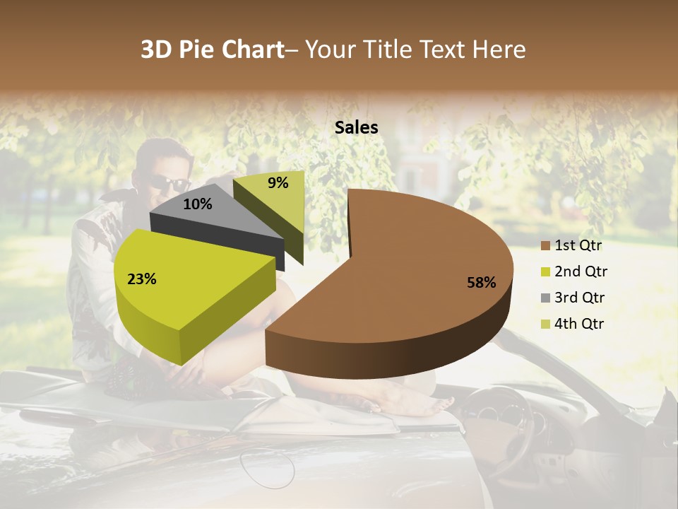 Summer Adventure Car PowerPoint Template