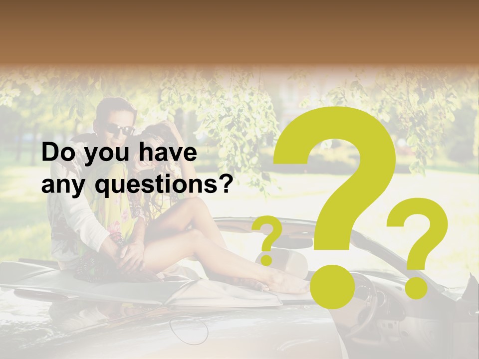 Summer Adventure Car PowerPoint Template