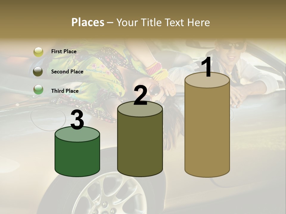 Wife White Portrait PowerPoint Template