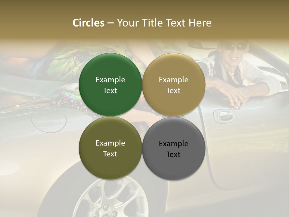 Wife White Portrait PowerPoint Template