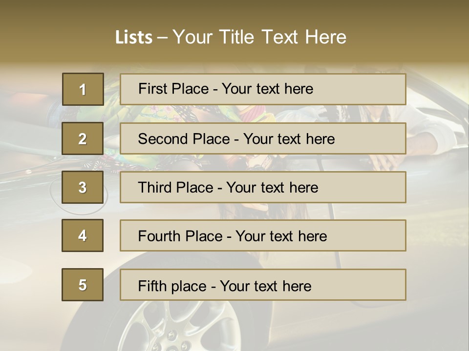 Wife White Portrait PowerPoint Template