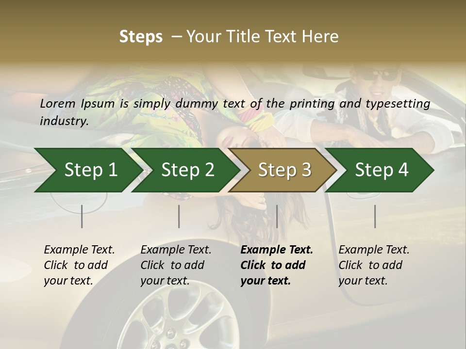 Wife White Portrait PowerPoint Template