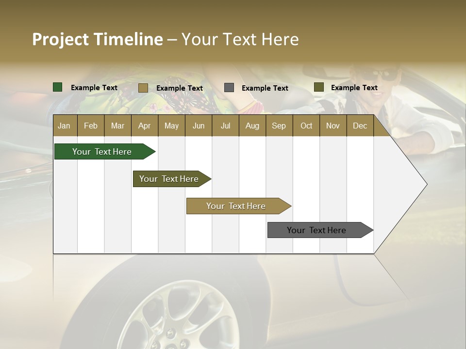 Wife White Portrait PowerPoint Template