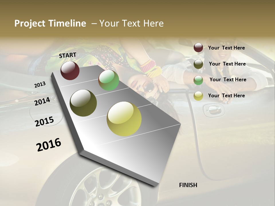 Wife White Portrait PowerPoint Template