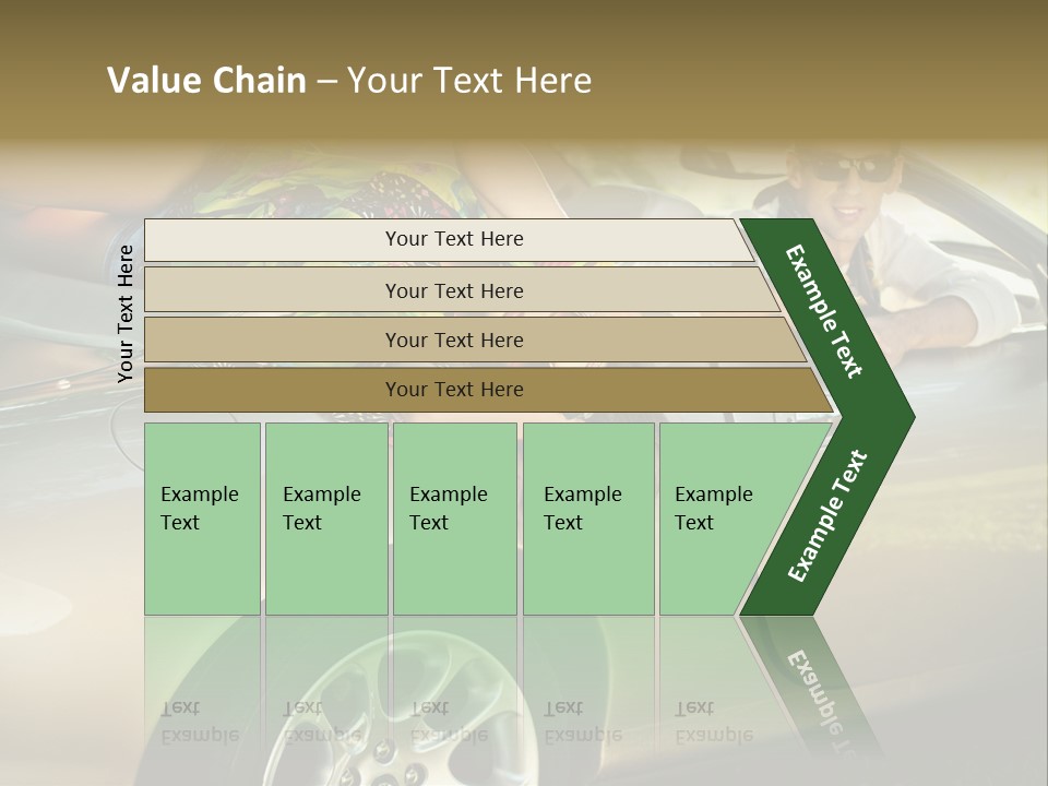 Wife White Portrait PowerPoint Template