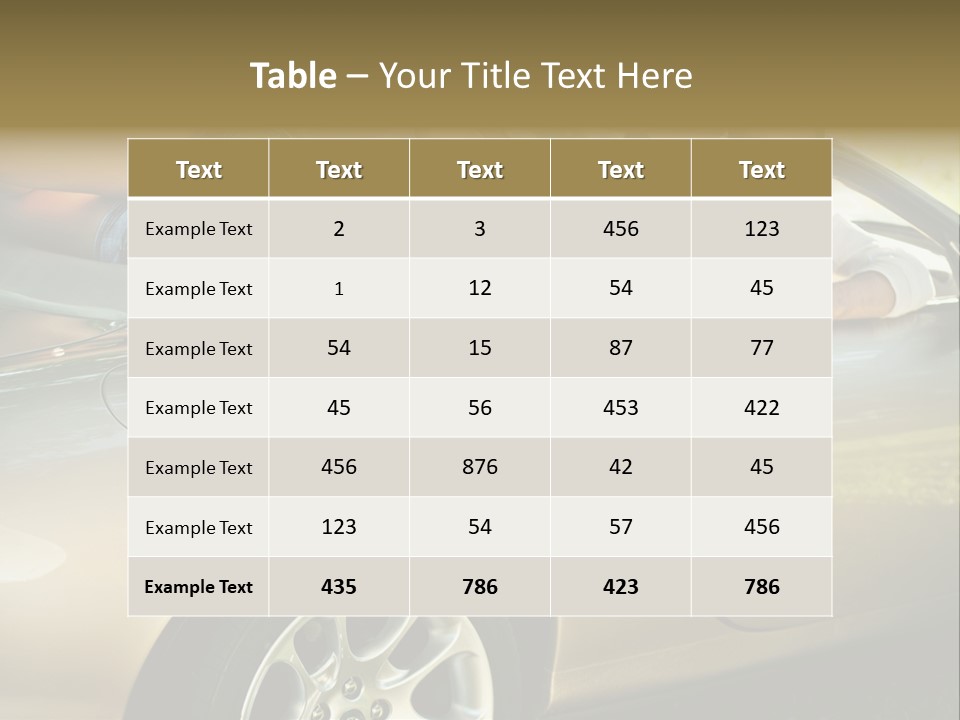 Wife White Portrait PowerPoint Template