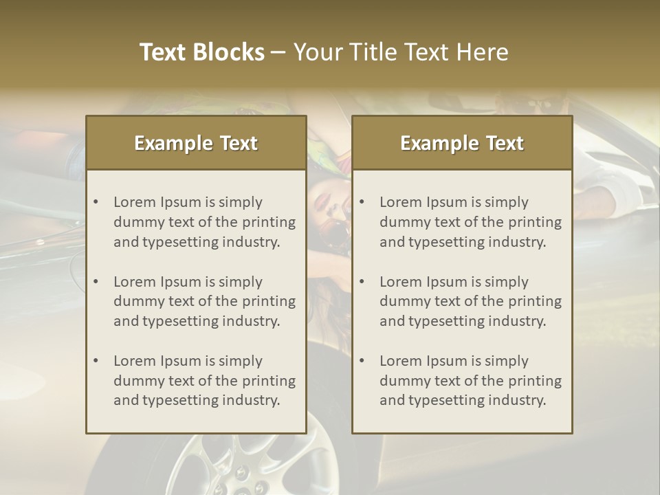 Wife White Portrait PowerPoint Template