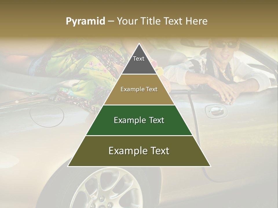 Wife White Portrait PowerPoint Template