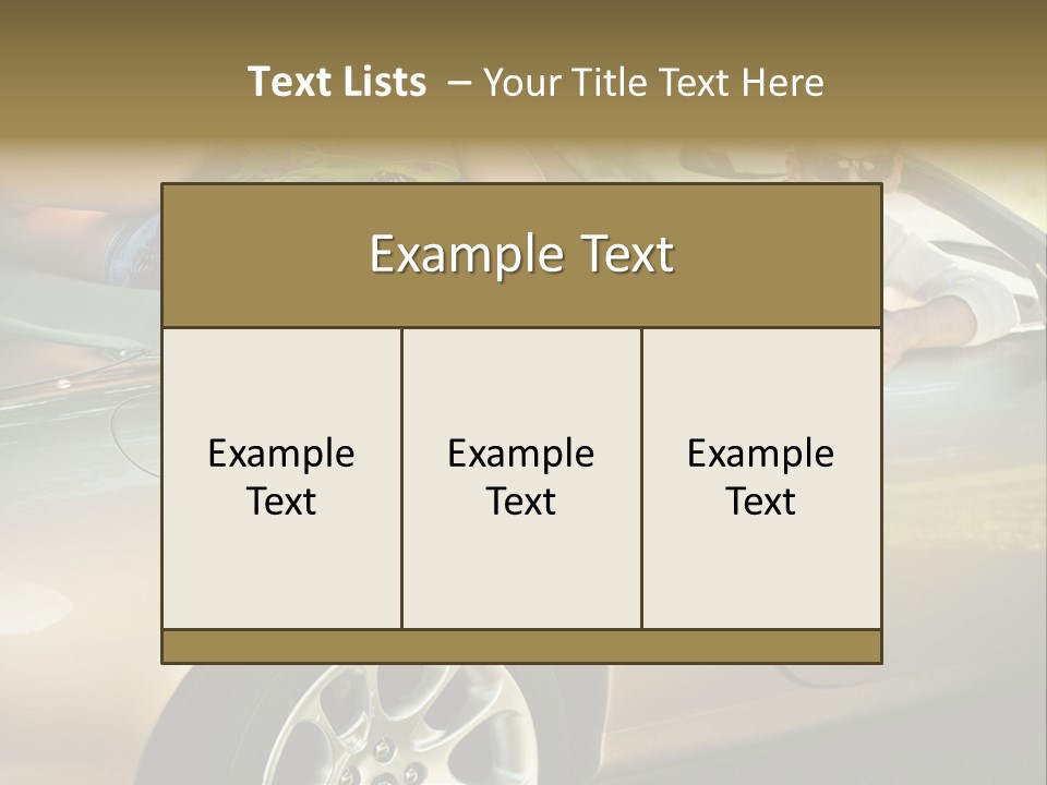 Wife White Portrait PowerPoint Template