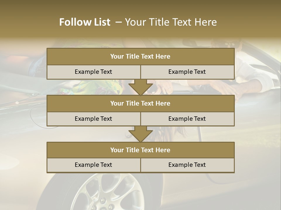 Wife White Portrait PowerPoint Template