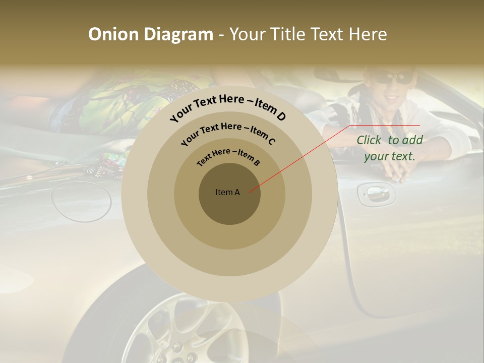 Wife White Portrait PowerPoint Template