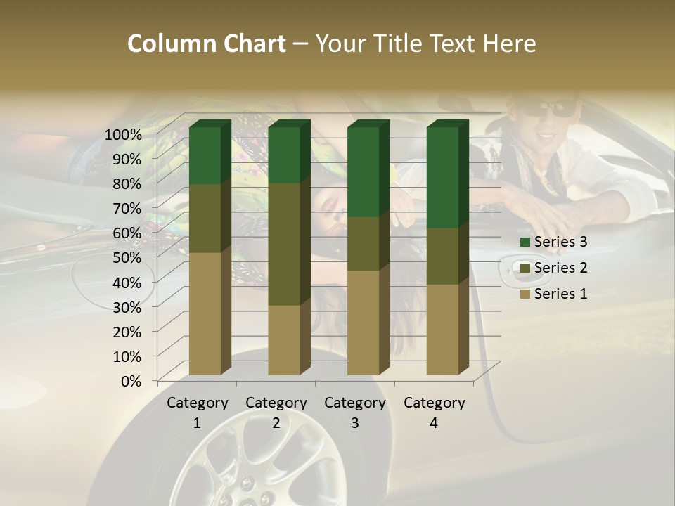 Wife White Portrait PowerPoint Template