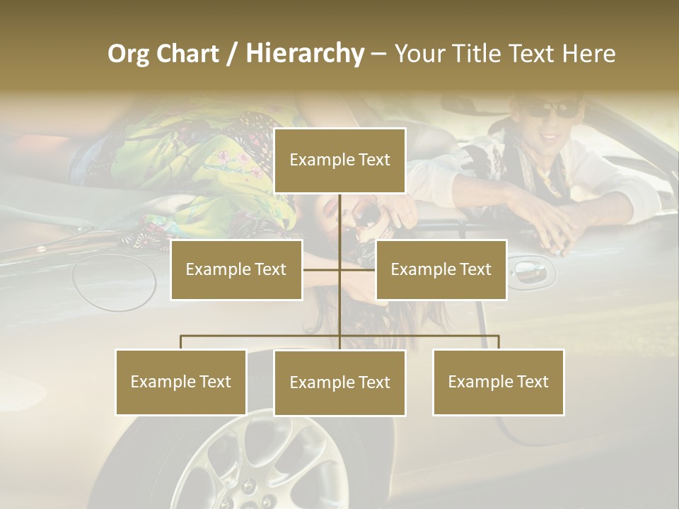 Wife White Portrait PowerPoint Template