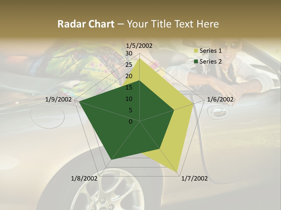 Wife White Portrait PowerPoint Template