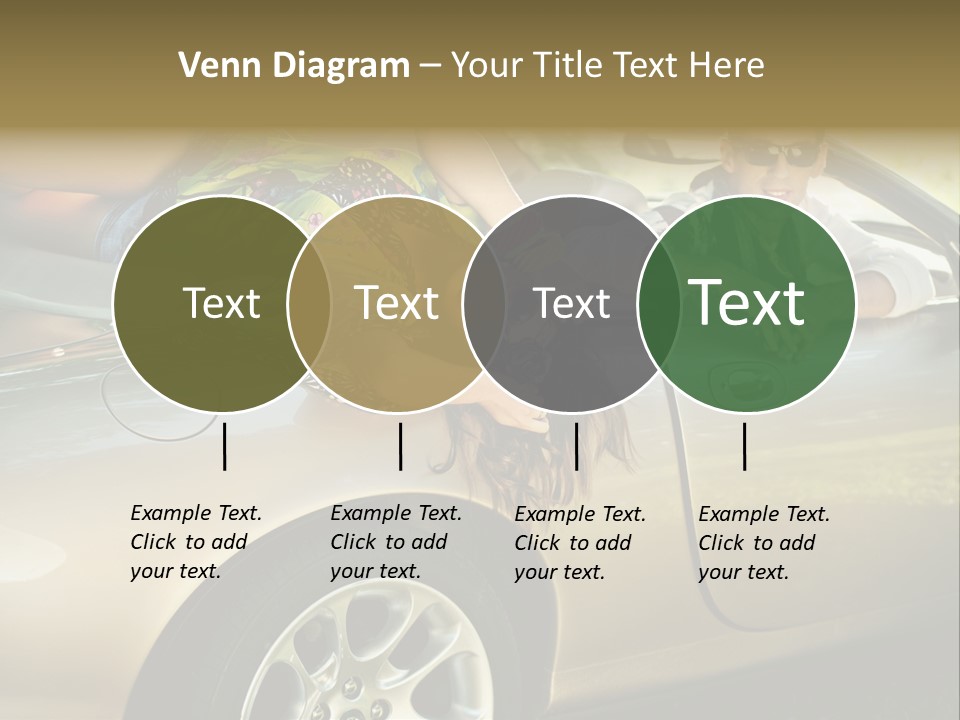 Wife White Portrait PowerPoint Template