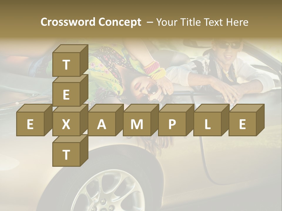 Wife White Portrait PowerPoint Template