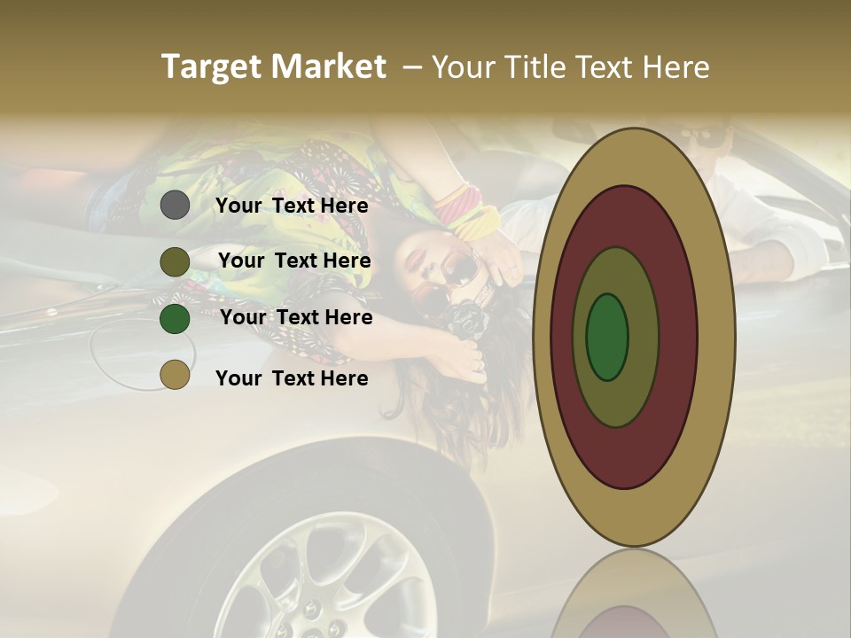 Wife White Portrait PowerPoint Template