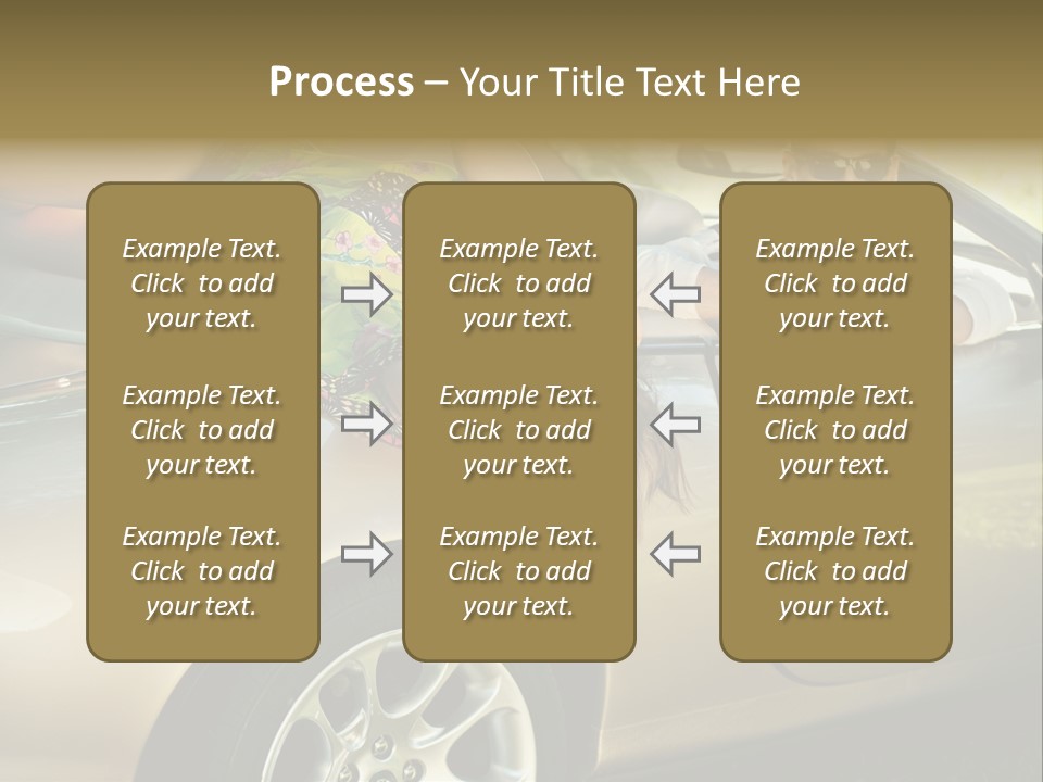 Wife White Portrait PowerPoint Template