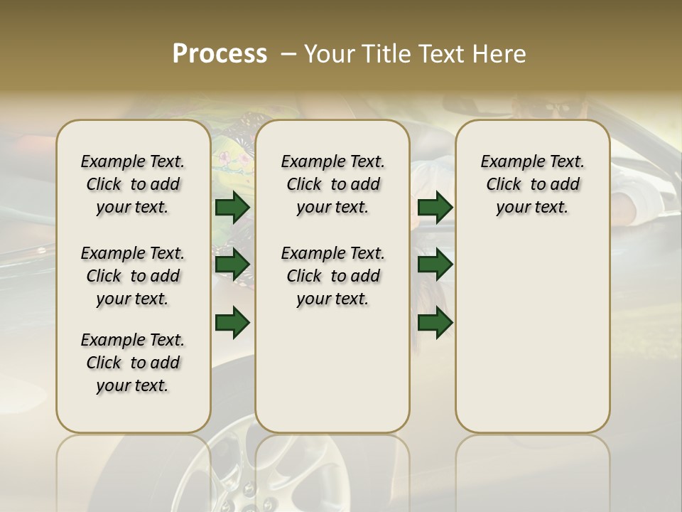 Wife White Portrait PowerPoint Template