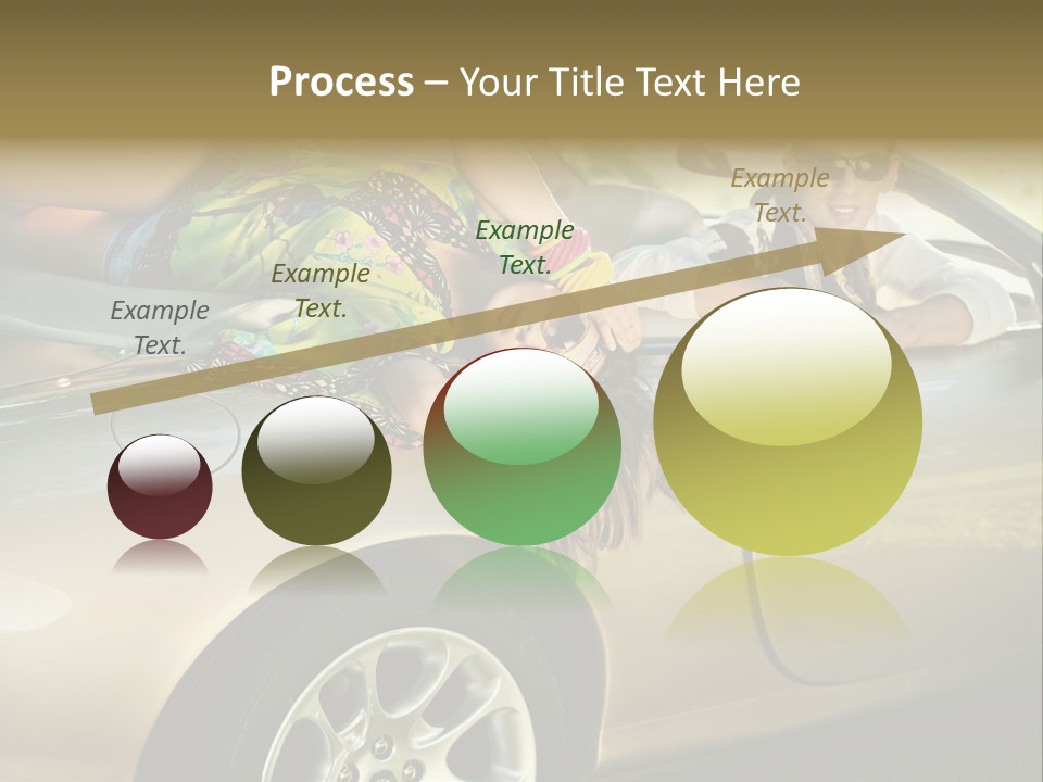 Wife White Portrait PowerPoint Template