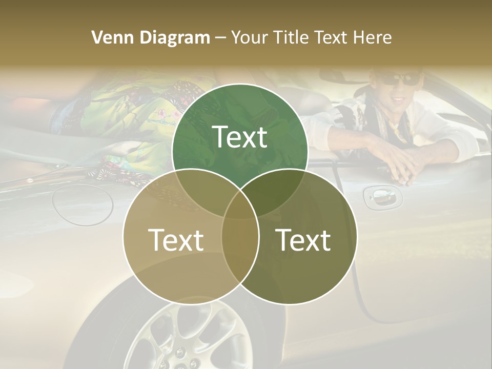 Wife White Portrait PowerPoint Template