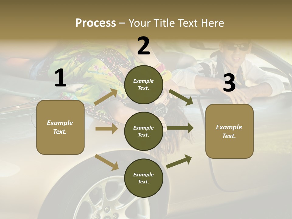 Wife White Portrait PowerPoint Template