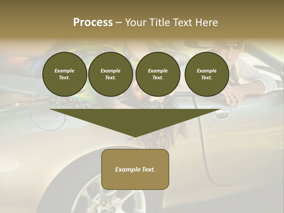 Wife White Portrait PowerPoint Template