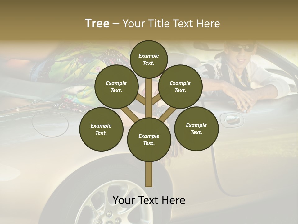 Wife White Portrait PowerPoint Template