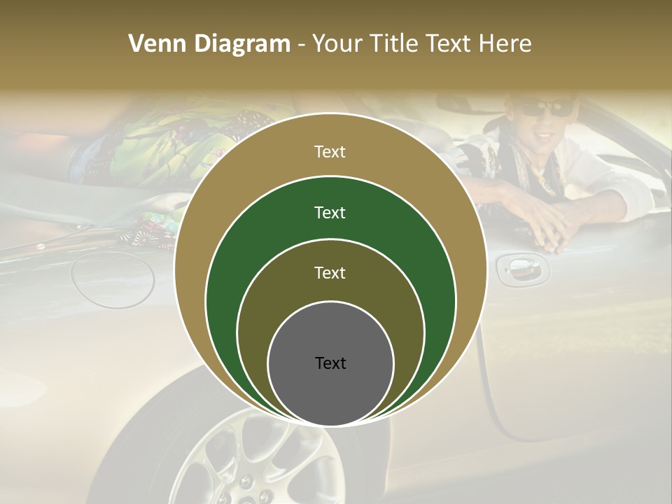 Wife White Portrait PowerPoint Template