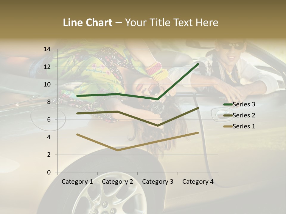 Wife White Portrait PowerPoint Template