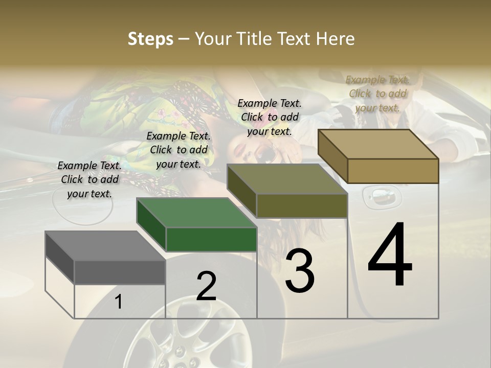 Wife White Portrait PowerPoint Template