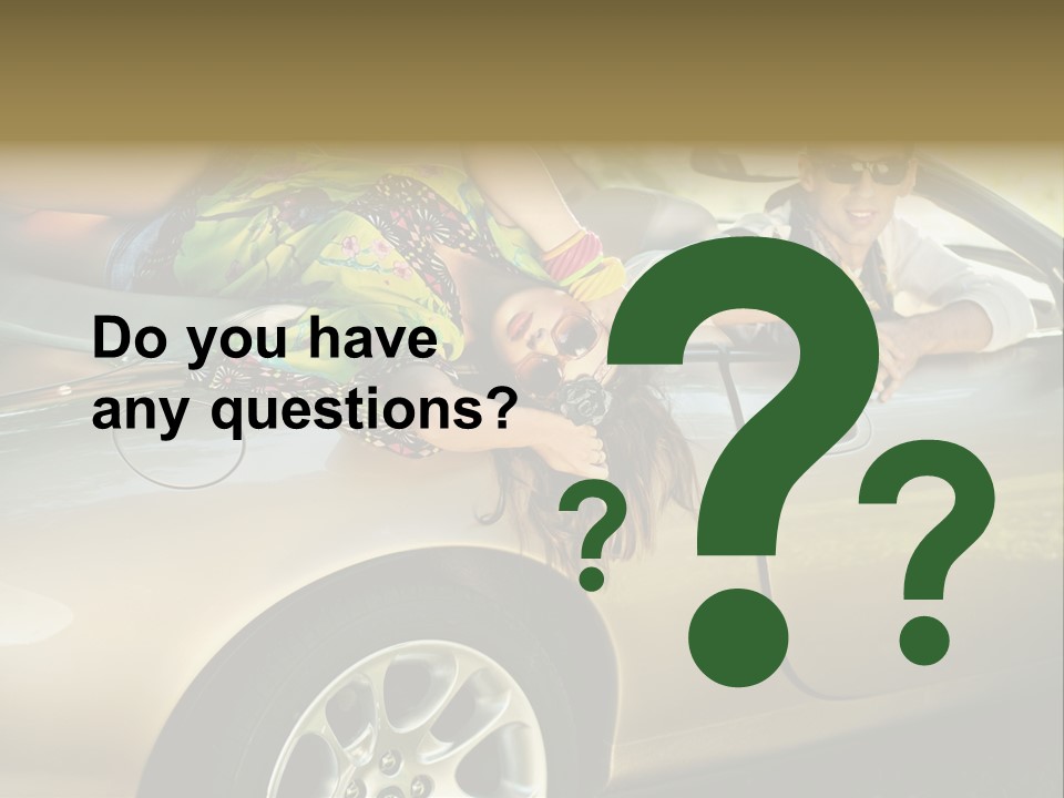 Wife White Portrait PowerPoint Template