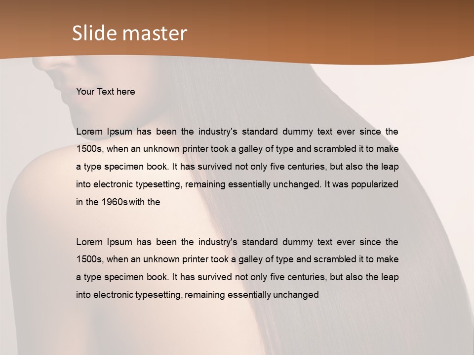 Glasses Shiny Straight PowerPoint Template