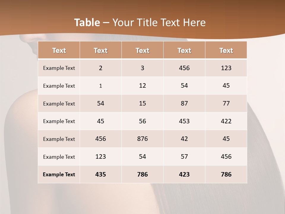 Glasses Shiny Straight PowerPoint Template