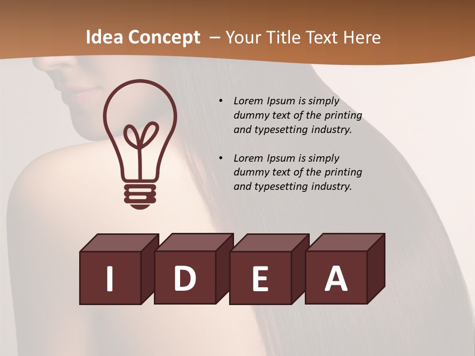 Glasses Shiny Straight PowerPoint Template