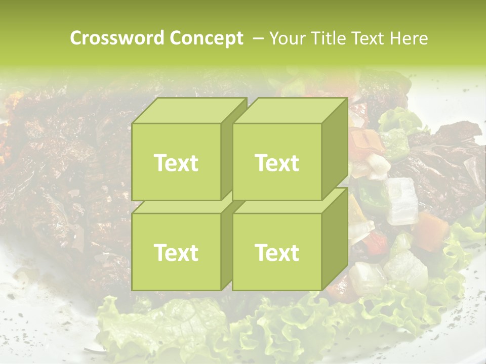 Cuisine Food Fire PowerPoint Template