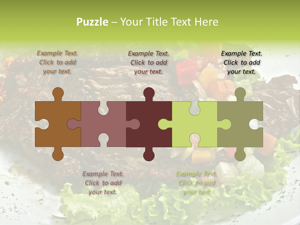 Cuisine Food Fire PowerPoint Template