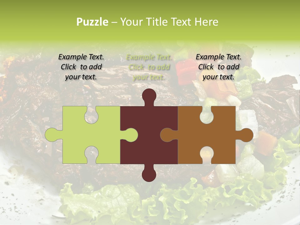 Cuisine Food Fire PowerPoint Template