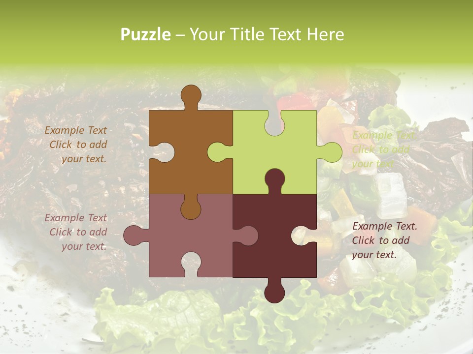 Cuisine Food Fire PowerPoint Template