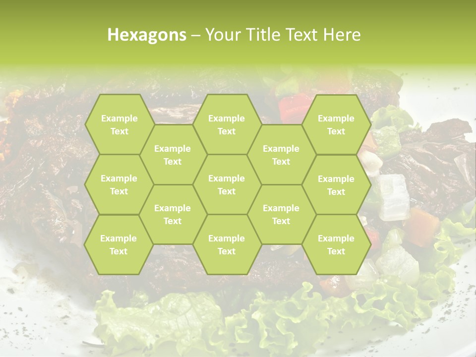 Cuisine Food Fire PowerPoint Template